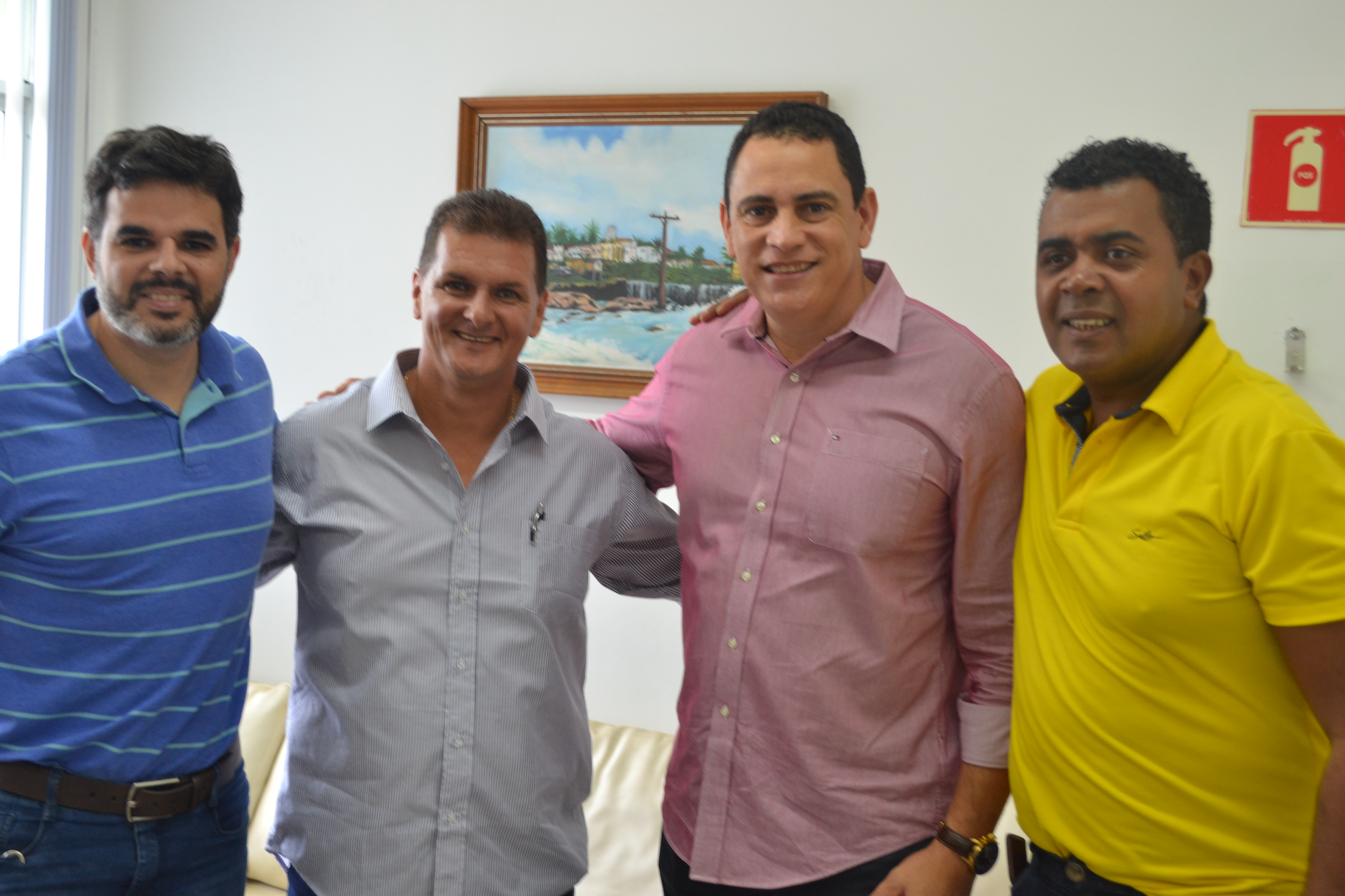 Vereadores se reúnem com o deputado estadual Josias da Vitória (PDT)