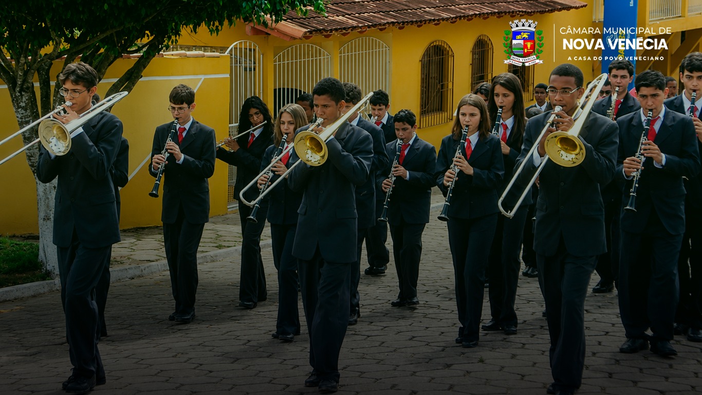 Câmara de Nova Venécia aprova projeto que dispõe sobre a participação da Lira Municipal Matheus Toscano nos eventos oficiais do município