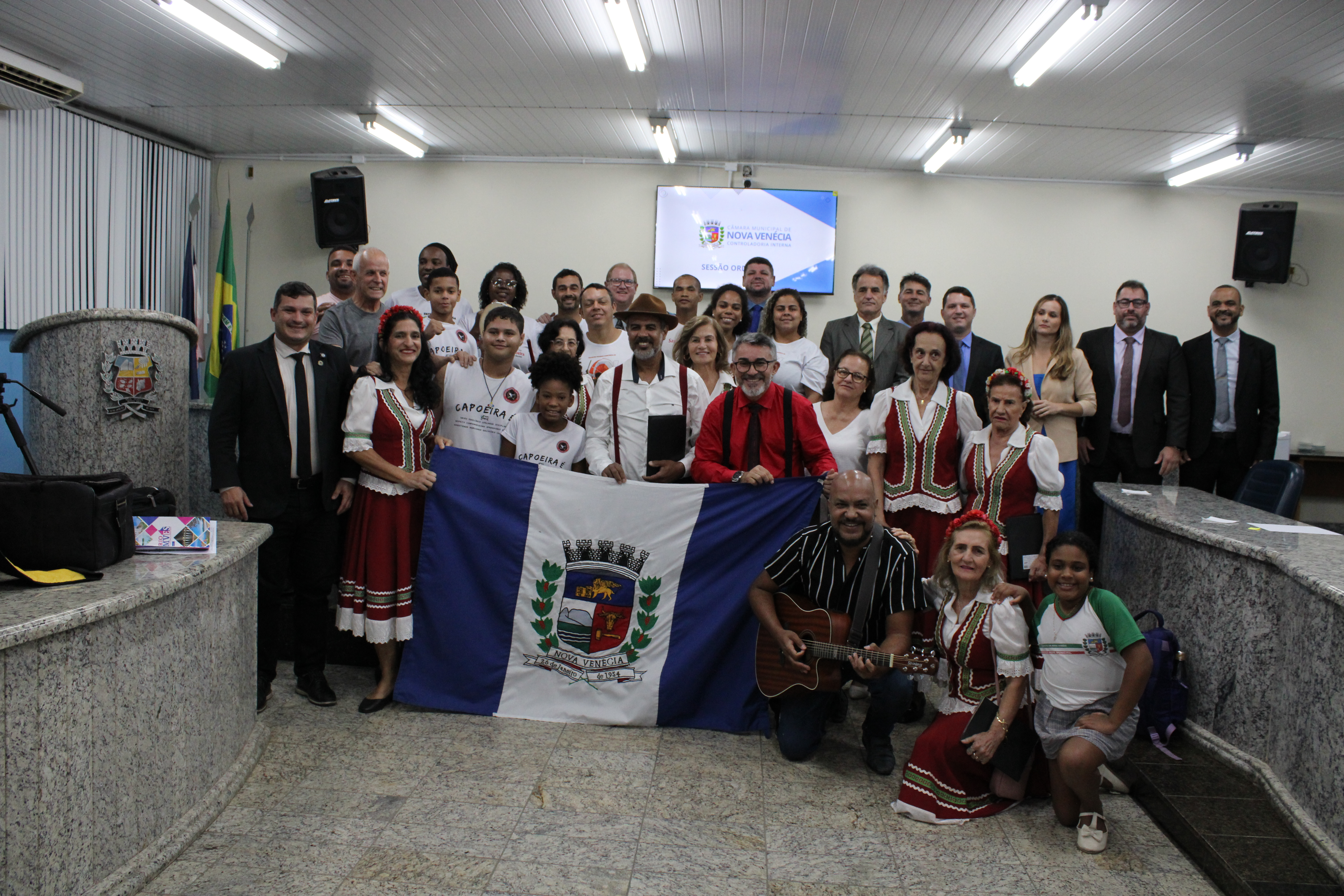 Câmara de Nova Venécia aprova projeto  que declara como Patrimônio Cultural Imaterial do Município ,  o Coral Italiano Augusto Zaché