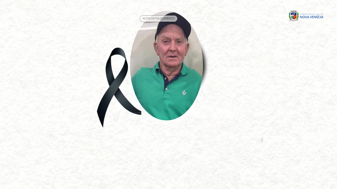 Câmara de Nova Venécia aprova Moção de Pesar pelo falecimento de Geovani Céllia