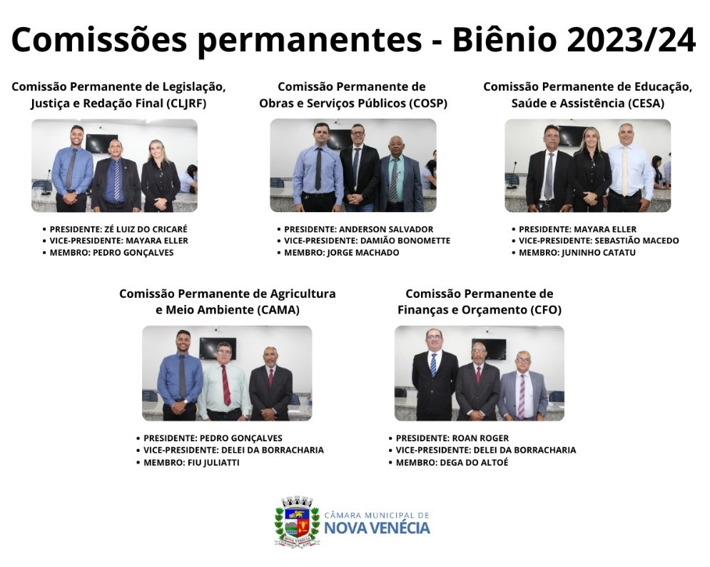 Câmara elege comissões permanentes 